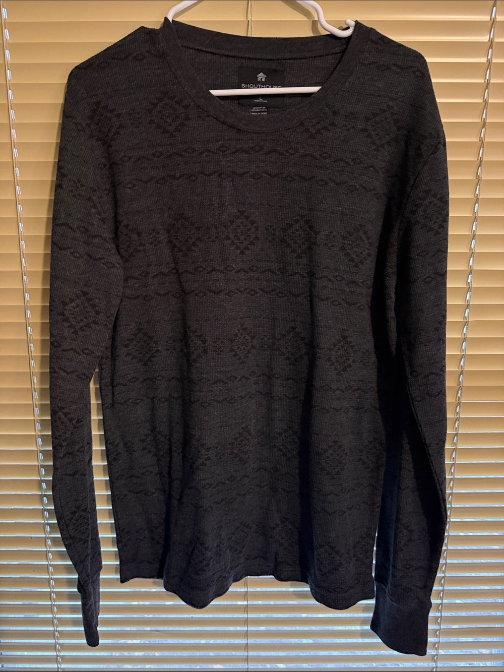 Shouthouse Thermal Long-Sleeve Knit Tee